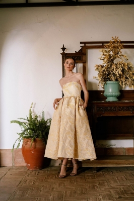 Vestido Fernanda Amarillo